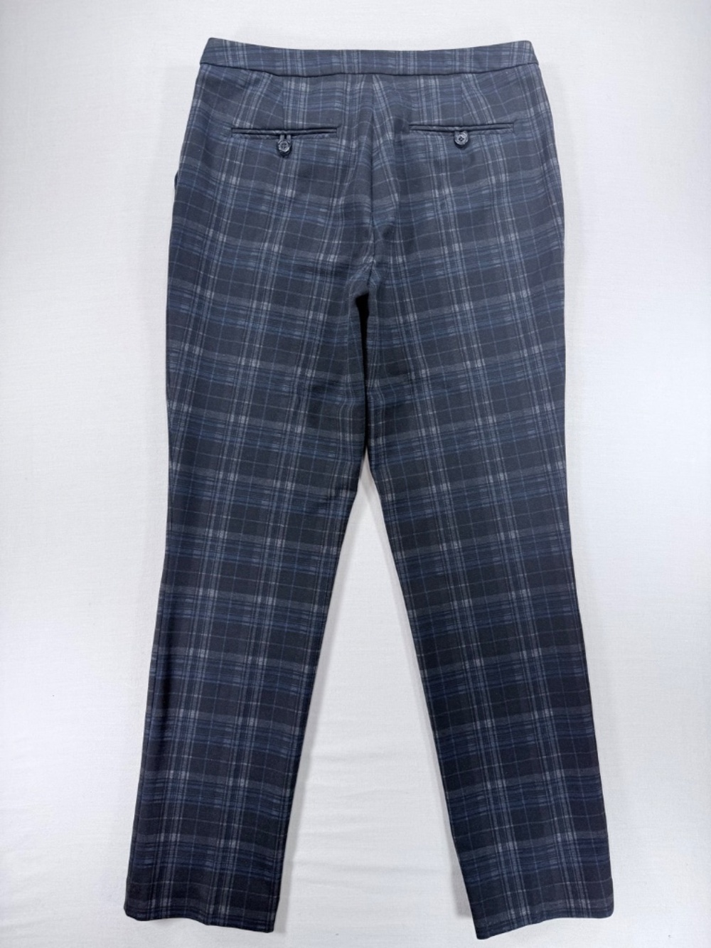 Katherine Barclay Montreal Plaid Slim Ankle Pants 6 - Picture 7 of 7